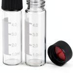 PATIKIL 4ml Autosampler Vial Glass PTFE/Silicone Septa 100pcs-0