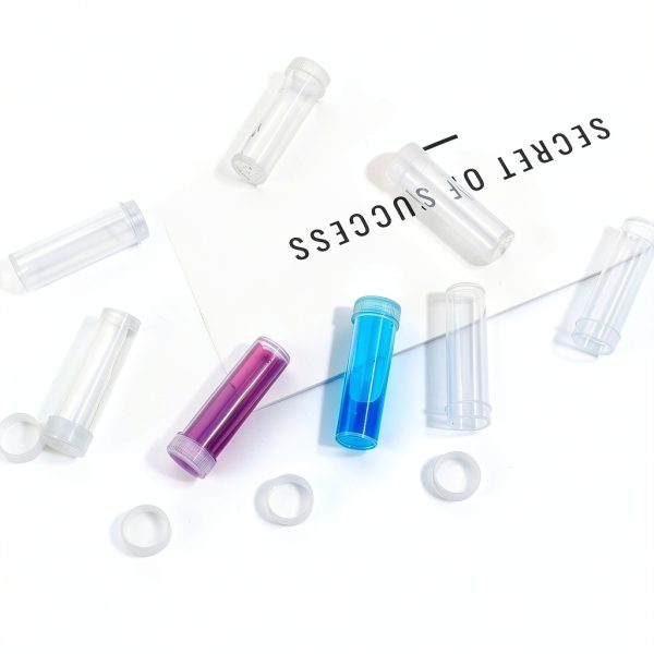 50 Pcs 7 ML Plastic Vials with Caps, Clear Liquid Vials with Screw Caps Lab Sample Vials Tiny Containers with Lids for Small Items Liquid Spice-6