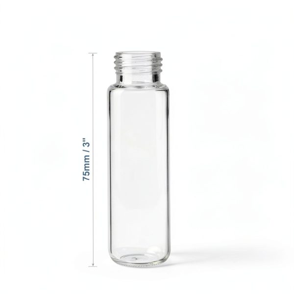 PATIKIL 20ml Glass Vials 100 Pack Autosampler Screw Top Borosilicate-1