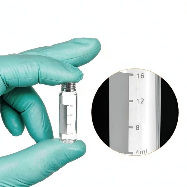 PATIKIL Headspace Vial 10ml Borosilicate Glass PTFE Silicone Septa-3