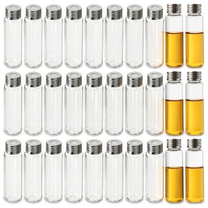 PATIKIL 20ml Glass Vials 100 Pack Autosampler Screw Top Borosilicate-0
