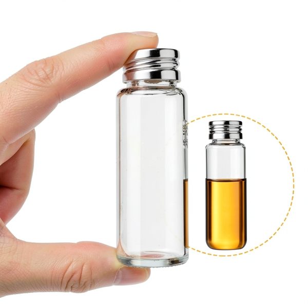PATIKIL 20ml Glass Vials 100 Pack Autosampler Screw Top Borosilicate-3