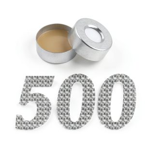 Aluminum Crimp Seal PEKYBIO 20mm with PTFE White Silicone Septa 500pcs-0